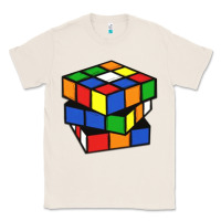 Natural rubik cube Classic Tee - linhVisuals