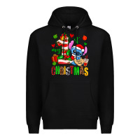 Black my first christmas stitch Premium Hoodie - AdoDesignShop