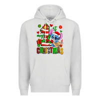Dove Grey my first christmas stitch Premium Hoodie - AdoDesignShop