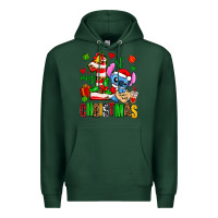 Sports Green my first christmas stitch Premium Hoodie - AdoDesignShop