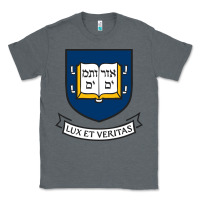 Charcoal Heather Yale University Classic Tee - linhVisuals