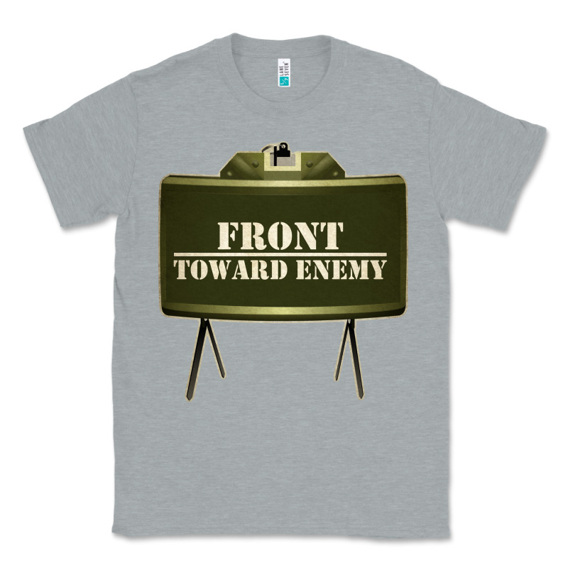Front Toward Enemy Distressed Claymore Mine Military Classic Tee by linhVisuals | Teevron