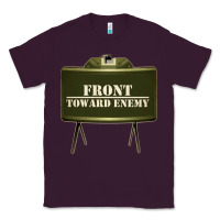 Plum front toward enemy distressed claymore mine military Classic Tee - linhVisuals