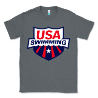 Charcoal Heather swimming team Classic Tee - linhVisuals