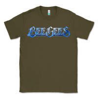 Army Green bee gees legend Classic Tee - linhVisuals