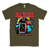 Army Green RUSH MUSIC Classic Tee - linhVisuals