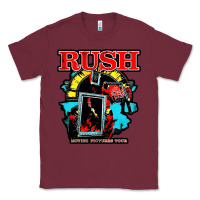 Burgundy RUSH MUSIC Classic Tee - linhVisuals