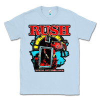 Dusty Blue RUSH MUSIC Classic Tee - linhVisuals