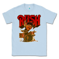 Dusty Blue rush neil 10 Classic Tee - linhVisuals