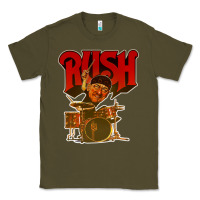 Army Green rush neil 10 Classic Tee - linhVisuals