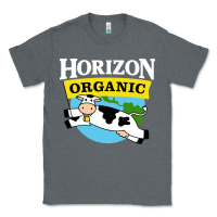 Charcoal Heather horizon organic milk Classic Tee - linhVisuals
