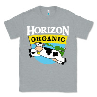 Heather Grey horizon organic milk Classic Tee - linhVisuals