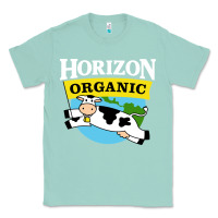 Seafoam horizon organic milk Classic Tee - linhVisuals