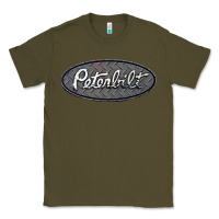 Army Green Peterbilt Trucks Classic Tee - linhVisuals