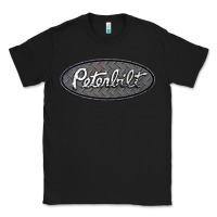 Black Peterbilt Trucks Classic Tee - linhVisuals