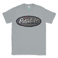 Heather Grey Peterbilt Trucks Classic Tee - linhVisuals