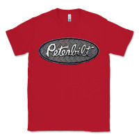 Red Peterbilt Trucks Classic Tee - linhVisuals