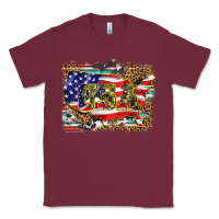 Burgundy western america map usa Classic Tee - BarkalooDesign