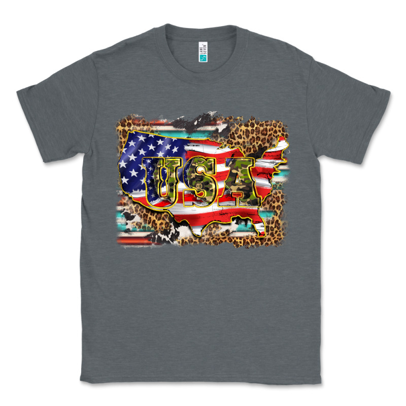 Western America Map Usa Classic Tee by BarkalooDesign | Teevron