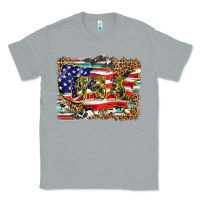 Heather Grey western america map usa Classic Tee - BarkalooDesign