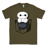 Army Green baymax in pocket [tb] Classic Tee - linhVisuals