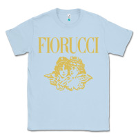 Dusty Blue fiorucci Classic Tee - linhVisuals