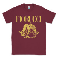 Burgundy fiorucci Classic Tee - linhVisuals