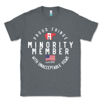 Charcoal Heather proud member of small fringe minority with unacceptable view t shirt Classic Tee - linhVisuals