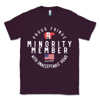 Plum proud member of small fringe minority with unacceptable view t shirt Classic Tee - linhVisuals