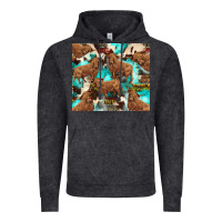 Vintage Black astec cowhide highlands cow Vintage Hoodie - BarkalooDesign