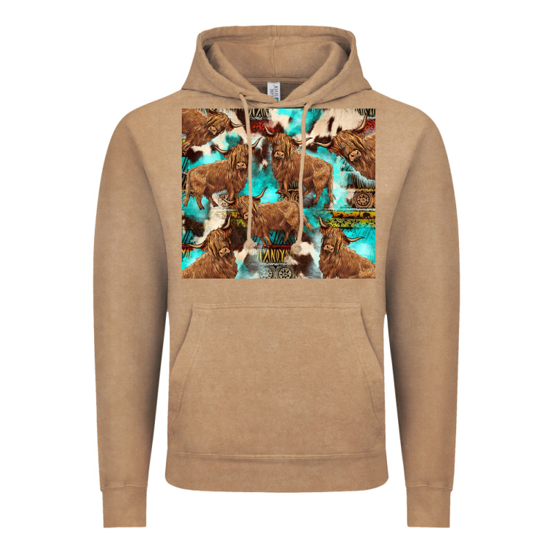 Astec Cowhide Highlands Cow Vintage Hoodie by BarkalooDesign | Teevron