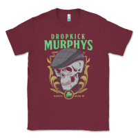 Burgundy dropkick murphy's Classic Tee - linhVisuals