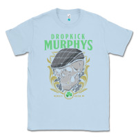Dusty Blue dropkick murphy's Classic Tee - linhVisuals