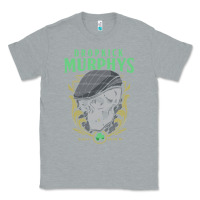 Heather Grey dropkick murphy's Classic Tee - linhVisuals