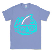 Colony Blue fins up ocean Classic Tee - linhVisuals