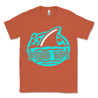 Copper fins up ocean Classic Tee - linhVisuals