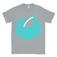 Heather Grey fins up ocean Classic Tee - linhVisuals