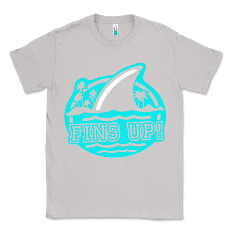 Fins Up Ocean Classic Tee by linhVisuals | Teevron