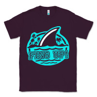 Plum fins up ocean Classic Tee - linhVisuals