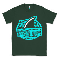 Sports Green fins up ocean Classic Tee - linhVisuals