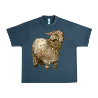 Midnight Navy Angora Goat Urban Heavy Tee - LillyAllenDesigns