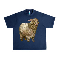 Navy Angora Goat Urban Heavy Tee - LillyAllenDesigns
