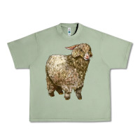 Oil Green Angora Goat Urban Heavy Tee - LillyAllenDesigns