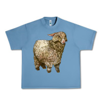 Pebble Blue Angora Goat Urban Heavy Tee - LillyAllenDesigns