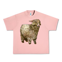 Salmon Angora Goat Urban Heavy Tee - LillyAllenDesigns