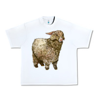 White Angora Goat Urban Heavy Tee - LillyAllenDesigns