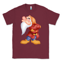 Burgundy grumpy dopey dwarf Classic Tee - linhVisuals