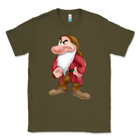 Army Green grumpy dopey dwarf Classic Tee - linhVisuals