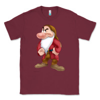 Burgundy grumpy dopey dwarf Classic Tee - linhVisuals