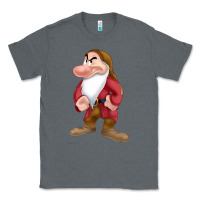 Charcoal Heather grumpy dopey dwarf Classic Tee - linhVisuals